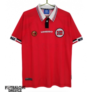 Norsko 1998-1999 Retro Domácí Dres Krátký Rukáv Norsko 1998-1999 Retro Domácí Dres Krátký Rukáv